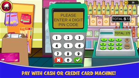 Grocery Cashier Cash Reister Game .